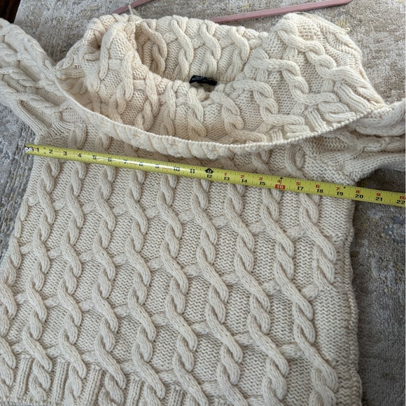 Paul James Made in England Wool Cable-knit Sweater - Picture 9 of 11